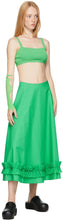 Molly Goddard Green Morgan Skirt