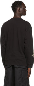 Moncler Genius 2 Moncler 1952 Black Logo Long Sleeve T-Shirt