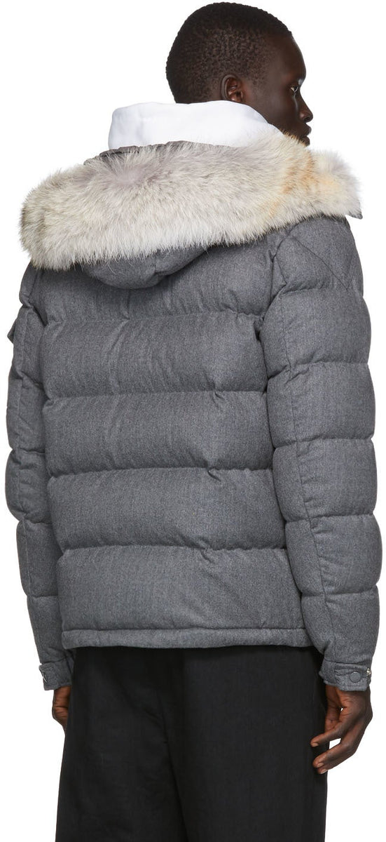 Moncler Grey Down Allemand Jacket BlackSkinny