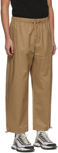 Moncler Khaki Cotton Ripstop Lounge Pants