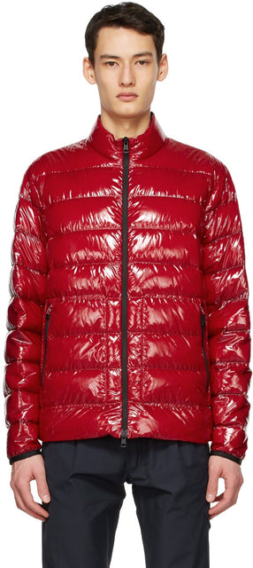 Moncler Red Down Agar Jacket - Moncler Red Down Agar Veste - 몬 클로 러 붉은 물고기 재킷