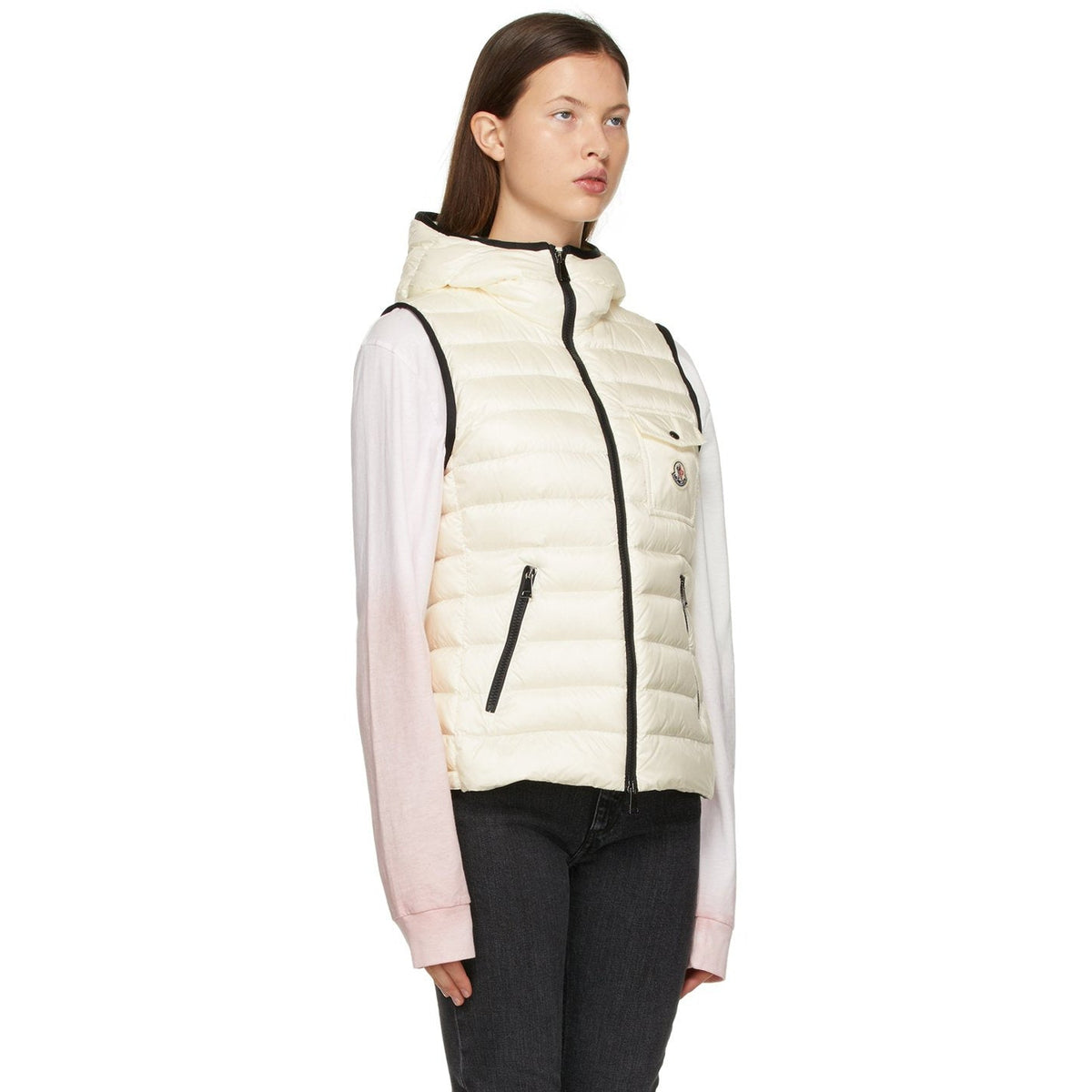 Moncler hooded online vest