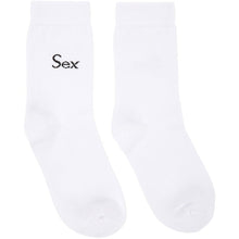 More Joy White 'Sex' Socks - Plus de joy white 'sexe' chaussettes - 더 많은 기쁨 화이트 '섹스'양말