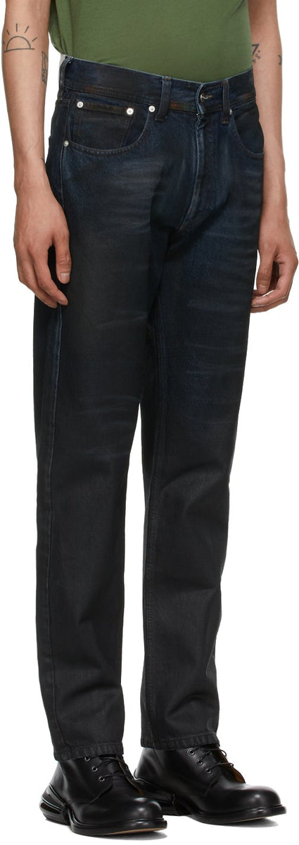 Namacheko Indigo Wax Paint Jeans – BlackSkinny