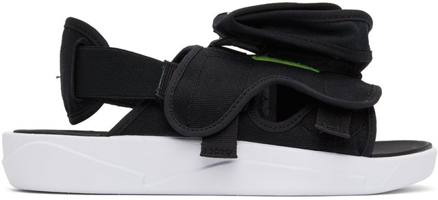 Nike Jordan Black Jordan LS Slide Sandals - Nike Jordan Noir Jordanie LS Sandals Slide - Nike Jordan Black Jordan LS 슬라이드 샌들