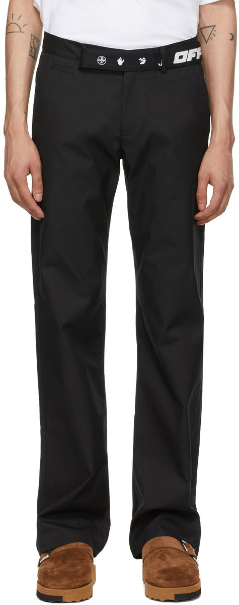 Off white 2024 black trousers