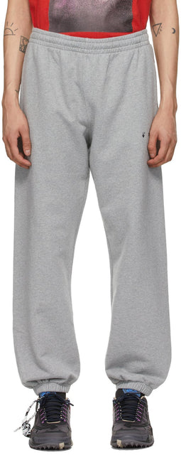 Off-White Grey Raw Arrow Lounge Pants - Pantalon de salon flèche cru gris blanc blanc - 오프 화이트 그레이 원시 화살표 라운지 바지