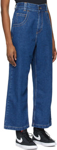 Opening Ceremony Blue High-Rise Flared Jeans