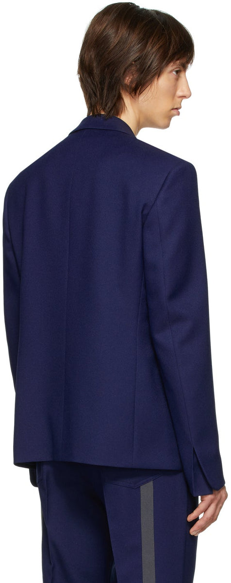 Random Identities Navy Buttonless Blazer – BlackSkinny