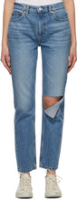 Re/Done Indigo 70s Straight Jeans - Re / fait des jeans droits indigo 70 - 인디고 70 년대 직선 청바지 다시 / 완료