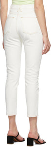 SLVRLAKE Off-White Beatnik Ankle Jeans