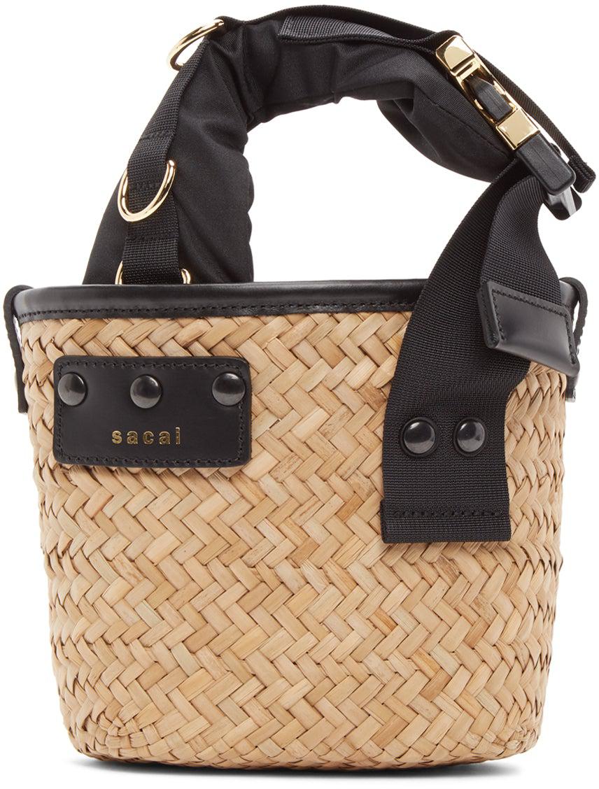 Sacai Beige Woven Micro Hybrid Marche Bag – BlackSkinny