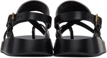 Saint Laurent Black Noah Sandals