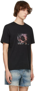 Saint Laurent Black VHS Sunset T-Shirt