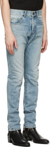 Saint Laurent Blue Slim-Fit Jeans
