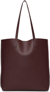 Saint Laurent Burgundy North/South Shopping Tote
