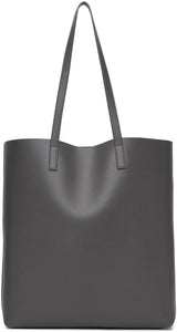 Saint Laurent Grey North/South Shopping Tote