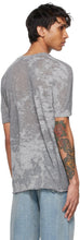 Saint Laurent Grey Shiny T-Shirt