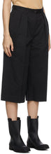 The Row Black Cotton Lisa Shorts