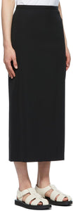 The Row Black Virgin Wool Matias Skirt
