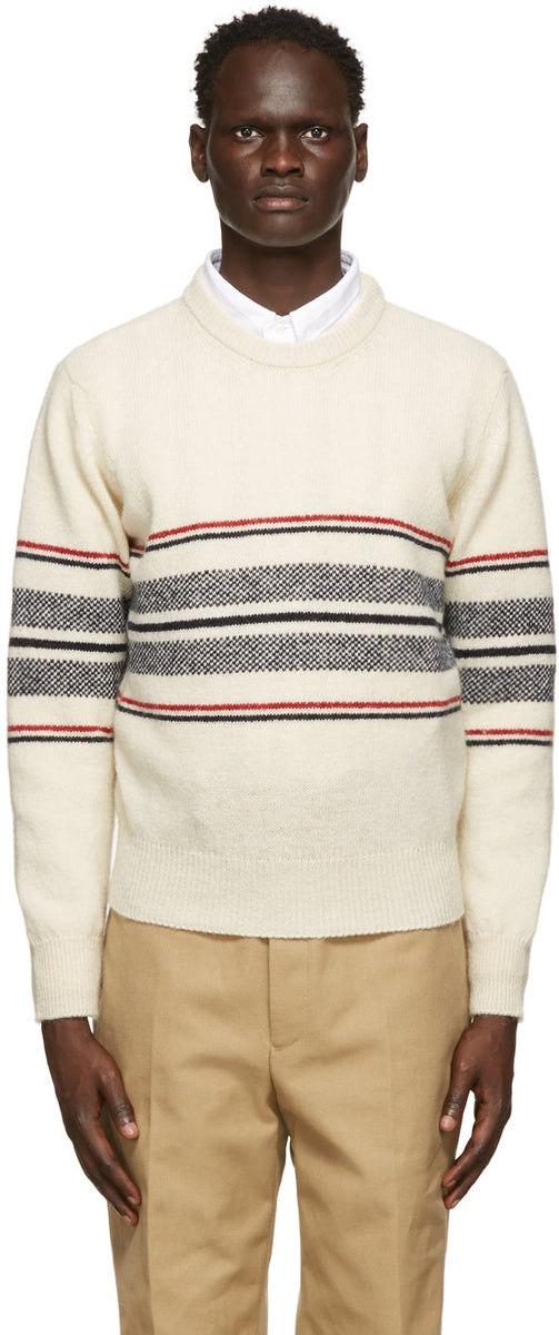 Thom browne white sweater