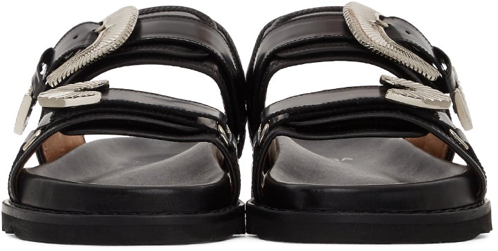 Toga Virilis Black Polido Sandals – BlackSkinny