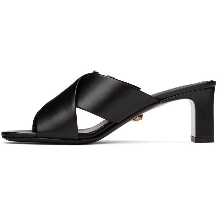 Saint Laurent Loulou Crisscross Mule Sandals