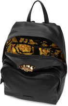 Versace Black Leather 'La Medusa' Backpack