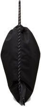 Versace Black Nylon 'La Medusa' Drawstring Backpack
