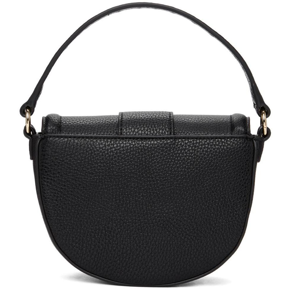 Versace Jeans Couture Buckle Shoulder Bag, Black: Handbags