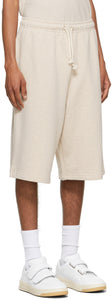 Acne Studios Beige French Terry Shorts