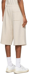 Acne Studios Beige French Terry Shorts