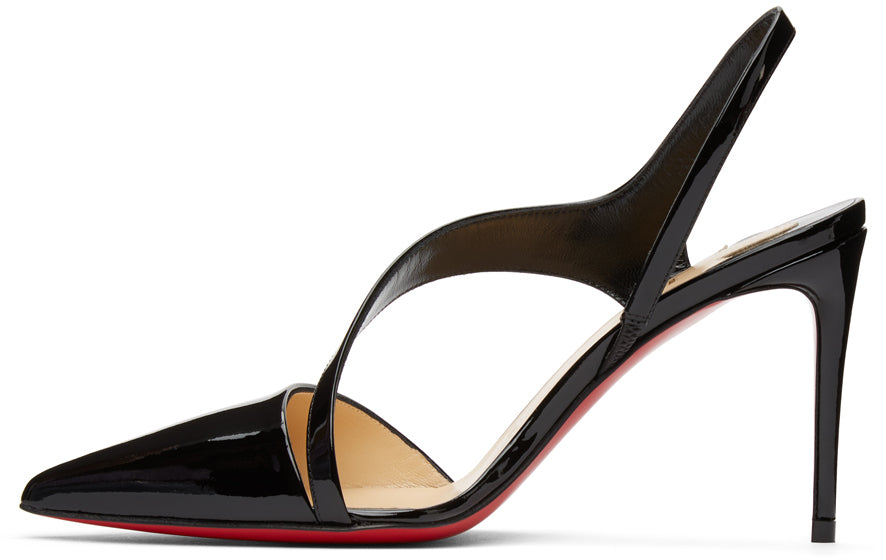 Leather heels Christian Louboutin Black size 34.5 EU in Leather - 27439412