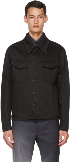 Fendi Black Canvas Jacket - Fendi Black Canvas Veste - 펜디 블랙 캔버스 재킷