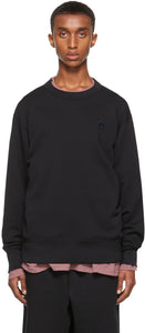 Acne Studios Black Crewneck Sweatshirt - Sweat-shirt Crewneck noir Studios acné - 여드름 스튜디오 블랙 크루넥트 스웨터