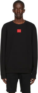 Hugo Black Diragol Sweatshirt - Sweat Hugo Noir Diragol - 휴고 블랙 Diragol 스웨터