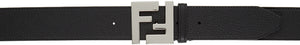 Fendi Black 'Forever Fendi' Buckle Belt - Ceinture à boucle Fendi Black 'Forever Fendi' - Fendi Black 'Forever Fendi'버클 벨트