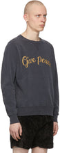 Remi Relief Black 'Give Peace' Sweatshirt