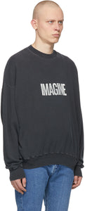 Remi Relief Black 'Imagine' Sweatshirt
