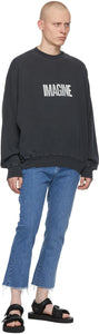 Remi Relief Black 'Imagine' Sweatshirt