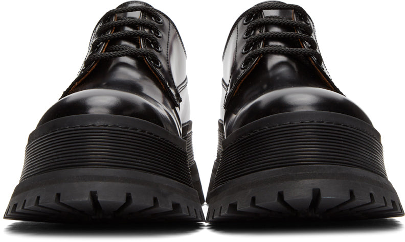 Burberry Derby Leather Loafer, 44 / Black