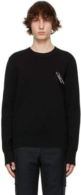 Givenchy Black Padlock Sweater - Pull à cadenas noir Givenchy - 지방시 검은 자물쇠 스웨터