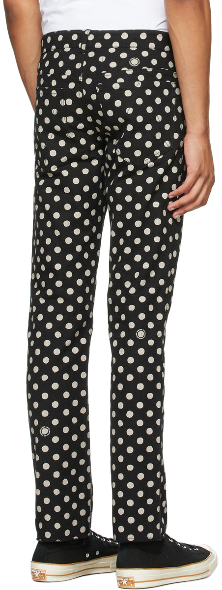 Theory Polka Dots Black Wool Pants Size 6 - 82% off
