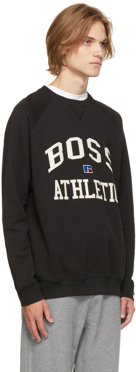 Boss Black Russell Athletic Edition Stedman Sweatshirt – BlackSkinny