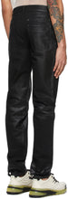Givenchy Black Shiny Polished Slim-Fit Jeans