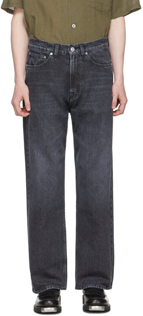 Our Legacy Black Third Cut Jeans - Notre troisième jeans troisième coupe héritée - 우리의 레거시 블랙 세 번째 컷 청바지
