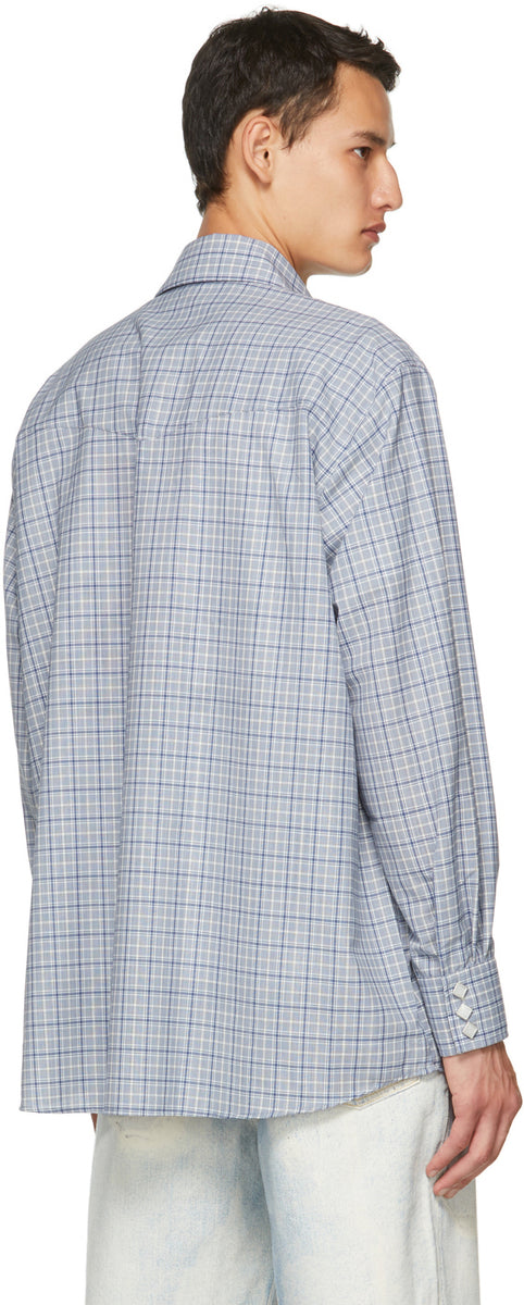 Our Legacy Blue Check Ranch Shirt – BlackSkinny