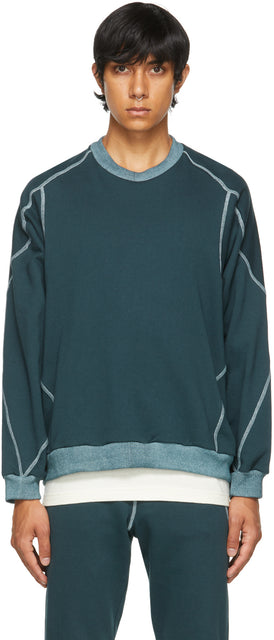 Saul Nash Blue Kinetic Sweatshirt - Sweat-shirt cinétique bleu Nash Saul Nash - Saul Nash Blue Kinetic Sweatsirt