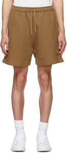 424 Brown Logo Shorts - 424 shorts de logo marron - 424 갈색 로고 반바지