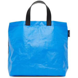 Comme des Garcons Homme Black and Blue Panelled Tote